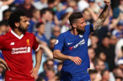 Babak 1 : Lewat Tandukan Giroud, Chelsea Koyak Gawang Liverpool