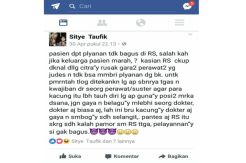 Gara-gara Medsos, Siti Minta Maaf kepada Seluruh Perawat Indonesia
