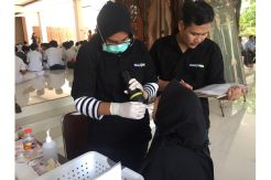 Edukasi Kesehatan, Ratusan Guru dan Siswa Ikuti Pengobatan Gratis