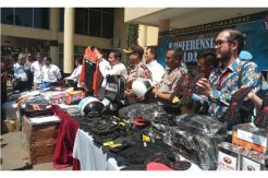 Palsukan Produk Merek Eiger dan Harley Davidson, Dua Pria Jadi Tersangka