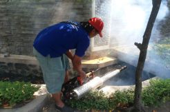 Banyak Nyamuk, Perindo Asapi Ratusan Rumah di Semarang