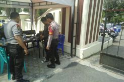 Antisipasi Aksi Teror, Penjagaan Polres Merangin Diperketat