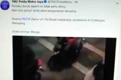Aksi Vandalisme dan Tawuran Warnai SOTR di Jakarta