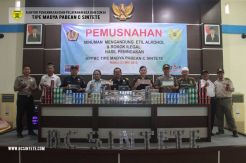Bea Cukai Sintete Musnahkan Barang Kena Cukai Ilegal