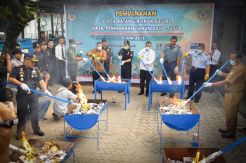 Bea Cukai Kendari Musnahkan 3,5 Juta Batang Rokok Ilegal Senilai Rp1,1 Miliar
