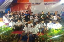 Bupati Kobar Lepas Program Mudik Bareng BRI Peduli Ramadhan 1439 H