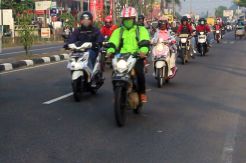 Arus Mudik di Jalur Pantura Cirebon Ramai Lancar