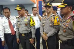 Kapolda Jabar Cek Arus Mudik di Stasiun Bandung