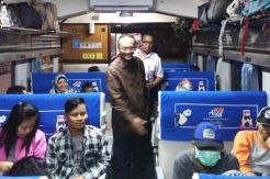 PDIP Lepas Rombongan Terakhir Peserta Mudik Bareng Gratis di Stasiun Senen