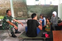 Pemudik Maemanfaatkan Rest Ares Makodim Sleman saat Mudik