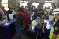 Pascalebaran, Pemudik Masih Padati Stasiun di Jawa Tengah