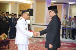 Dirjen BAK Kemendagri Dilantik Jadi Pj Gubernur Sumut