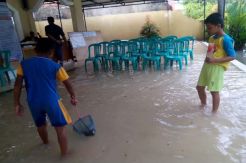 Waduh, Banjir Landa TPS 032 Pekanbaru
