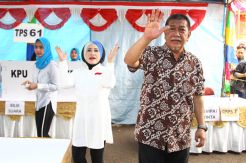 Setelah Mencoblos, Demiz: Kami Sudah Siapkan Kemenangan
