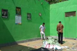 Kisruh Pengelolaan Sekolah, Atap Bangunan SMK Giri Handayani Dibongkar