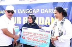 BTN Bantu Korban Banjir Bandang di Banyuwangi