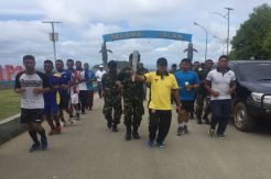 Kapolres Raja Ampat Pimpin Gladi Resik Penyambutan Api Obor Asian Games