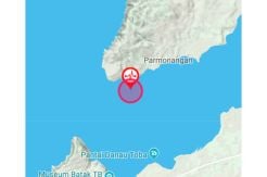 Perairan Danau Toba Diguncang Gempa 5,2 SR