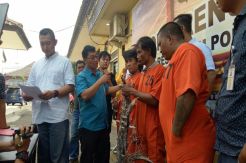 Polisi Cokok Kawanan Pencuri Kabel Pendukung Listrik Asian Games