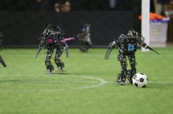 KRI 2018, Tim Eros Surabaya Juara Kategori Robot Sepak Bola