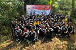 HUT Bhayangkara, Sespim Polri Buat Bendungan Air Minum di Lembang