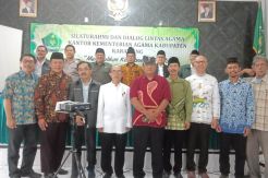 Puluhan Tokoh Agama Gelar Dialog di Kantor Kemenag Karawang