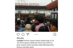 Ini Penyebab Antrean Panjang Penumpang KRL di Stasiun Depok