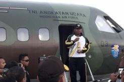 Tiba di Sorong Api Utama Asian Games 2018 Langsung Dibawa ke Raja Ampat