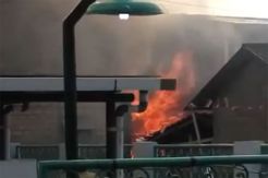 Gara-gara Puntung Rokok, Gudang Kayu Bekas di Tangsel Ludes Terbakar
