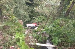 Mobil Tangki Terjun ke Jurang Pancur Batu, Sopir Selamat