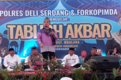Ustaz Maulana Ajak Warga Deliserdang Jaga Suasana Kondusif