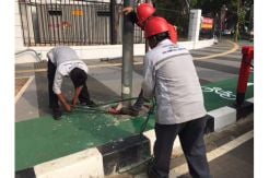 Pemprov DKI Pindahkan 14 Tiang PJU yang Halangi Jalur Sepeda