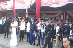 Torch Relay Asian Games Keliling Kota, Wong Sumsel Berpesta