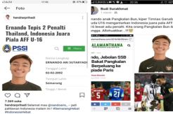 Semarang dan Pangkalan Bun Saling Klaim Status Warga Kiper Timnas U-16 Ernando