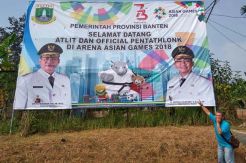 Keterlaluan, Baliho Asian Games Pemprov Banten Salah Lagi