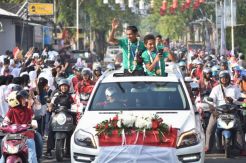 Lima Penggawa Timnas U 16 Diarak Keliling Purwakarta