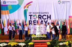 Lepas Obor Asian Games 2018, Anies: Dua Hari ke Depan Akan Keliling Jakarta