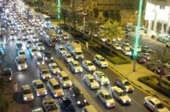 Jalanan Utama di Kota Mekkah Macet Total