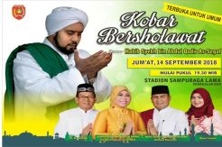 14 September, Pemkab Kobar Gelar Salawat bersama Habib Syekh