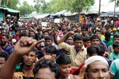 Peringati Serangan Militer Myanmar, Pengungsi Rohingya Tuntut Keadilan