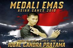 Iqbal Candra Pratama Persembahkan Emas ke-18 buat Kontingen Indonesia