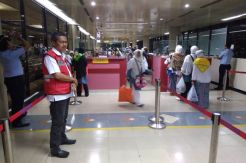 Kloter Pertama Jamaah Haji Debarkasi Batam Tiba dengan Selamat