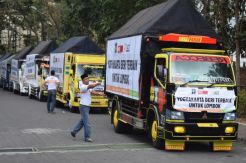 ACT DIY Kirim Bantuan 7 Truk Kemanusiaan Tahap II untuk Lombok