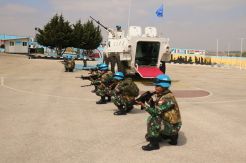 Pasukan Garuda Latihan Bersama Tentara Sektor Timur UNIFIL di Lebanon