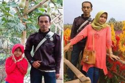 Viral, Perempuan Asal Pandeglang Posting Foto Suaminya Mirip Jokowi