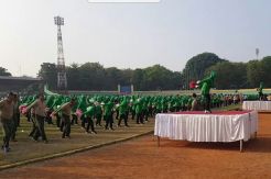 Rekor MURI, 5 Ribu Personel TNI-Polri Lakukan Tari Gemu Famire