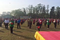 Pecahkan Rekor MURI, Ribuan Orang Ikuti Tari Gemu Famire