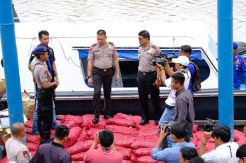 9 Ton Bawang Merah Ilegal dari Malaysia Disita
