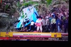 Ini Penyebab Bus Wisata Masuk Jurang di Sukabumi Versi Polisi