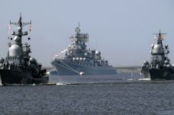 Rusia Gelar Latihan Perang Besar-besaran di Laut Mediterania